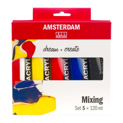 Talens Amsterdam All Acrylics Standard Series Misch Set Online